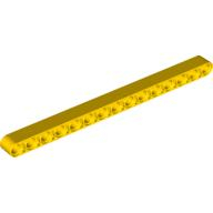 Lego rameno 1x15, žlutá (4237445, 4542579)